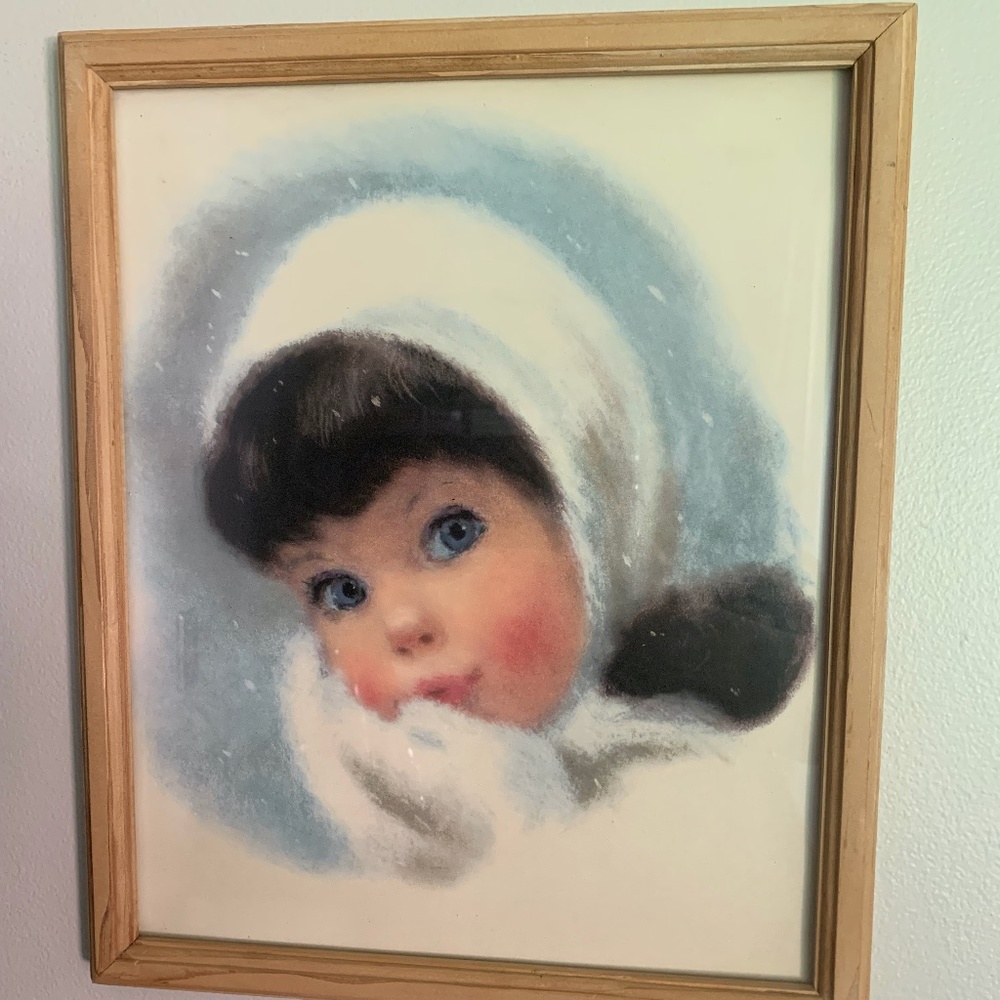 The Frances Hook Girl in the Snow